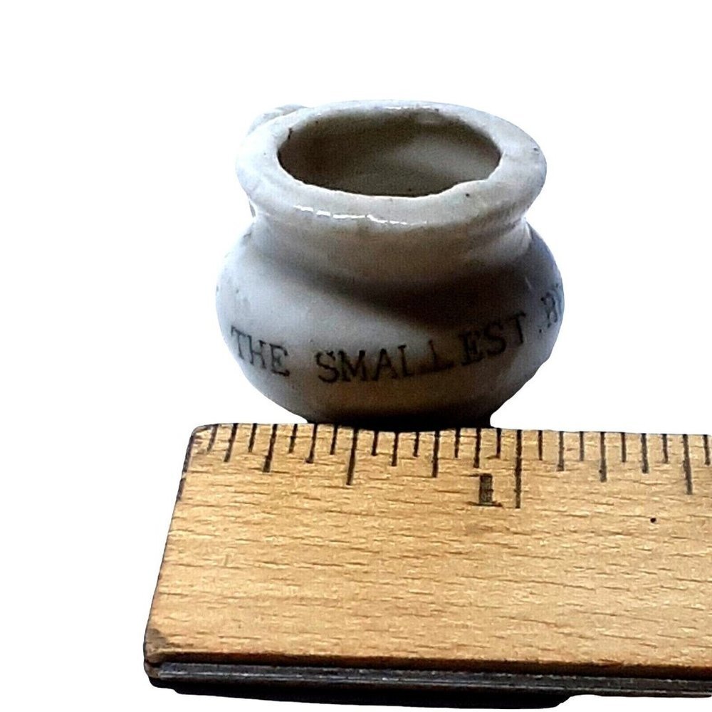 Doll House Collectible Accessories Miniature Church Collection Receiving Pot  1"